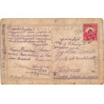 1926 Cegléd, A jövőben montázs. Sárik Gyula kiadása (vágott / cut)