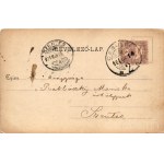 1901 Cegléd, vasútállomás. Piros J. kiadása (EB)