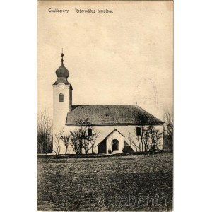 1927 Csákberény, református templom. Hangya kiadása