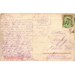 1915 Dévaványa, madártávlat, látkép. Sepsi Zsigmond kiadása (EB)