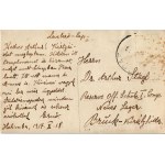 1917 Halimba, Római katolikus templom. photo (kis szakadás / small tear)