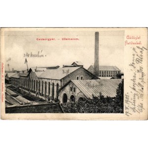 1905 Hatvan, Cukorgyár, gőzmalom. Hoffmann M. L. kiadása (fa)