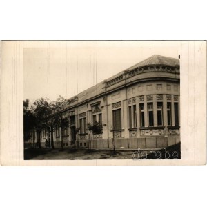1935 Katymár, Fő utca részlet. Kovács E. + ÚJDOMBÓVÁR - KISKUNFÉLEGYHÁZA 143 A vasúti mozgóposta bélyegző (fl)