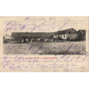 1903 Komádi, fürdő (fa)