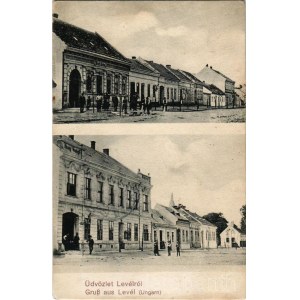 1911 Levél, Kaltenstein; Községi vendéglő, üzlet. Anton Ponweiser kiadása (r)