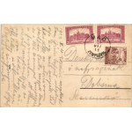 1923 Mád, látkép, zsinagóga (EK)