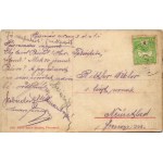 1915 Pécsvárad, látkép, vasútállomás. Szilcz Dávid kiadása (r)