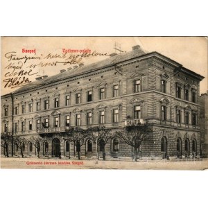 1911 Szeged, Vodianer (Wodianer) palota. Grünwald Herman kiadása (ázott / wet damage)
