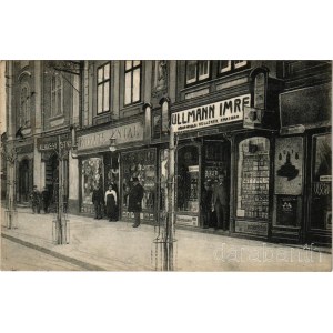 1914 Székesfehérvár, Ullmann Imre dohányzási kellékek raktára, Kováts Antal, Almássy István üzlete (EK)