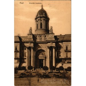 Arad, Minoriták temploma. Weisz Leó kiadása / Minorite church