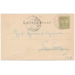 1902 Bálványosfürdő, Bálványosfüred, Baile Bálványos (Torja, Turia); fürdő főépület. Divald fénynyomatú műintézetéből / spa, hotel, bathhouse (gyűrődés / crease)
