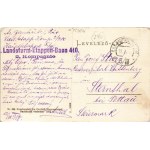 1917 Bánffyhunyad, Huedin; Romänen / Bánffyhunyadi románok, erdélyi folklór. Kunstanstalt Jos. Drotleff Nr. 432. / Transylvanian folklore, Romanians + Landsturm-Etappen-Baon 410. 2. Kompagnie (EK)