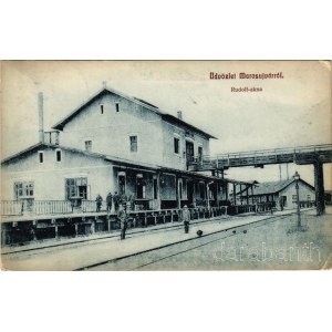 1911 Marosújvár, Uioara, Ocna Mures; Rudolf akna. Brassói Lapok kiadása / mine (EK)