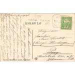 1910 Nagybánya, Baia Mare; részletek, vízesés a Szturi-völgyben, Szturi-patak részlet, Szent István torony. Steinfeld Móric és fia kiadása / multi-view postcard, waterfall, tower (EK)