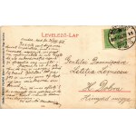 1908 Nagyvárad, Oradea; Indóház, vasútállomás, villamos, Rákos Vilmos kiadása / railway station, tram (fl)