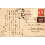 1932 Segesvár, Schässburg, Sighisoara; tér, Girscht üzlete, automobil / square, shops, automobile (EK)