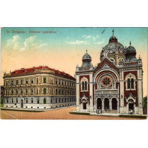 1915 Temesvár, Timisoara; Gyárváros, Izraelita templom, zsinagóga / Fabrica, synagogue (EB)