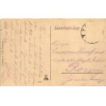 1927 Érsekújvár, Nové Zámky; Kossuth Lajos tér és Kossuth szobor, Ethey Károly, Fried, Lieb üzlete, Hangos István Őrangyal temetkezési vállalata. Coulegner J. és fia kiadása / square, statue, shops, funeral company