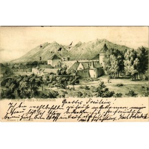 1900 Késmárk, Kezmarok; Thököly vára. Wiesner J. kiadása / castle (fl)