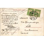 1908 Pozsony, Pressburg, Bratislava; Mihálykapu utca, üzletek. K.B.B.D.A. 715. / street view, shops (EK)