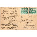 1920 Puhó, Púchov; látkép, híd, vasútvonal / general view, bridge, railway line (EB)