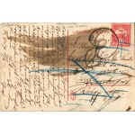 1917 Radvány, Zólyomradvány, Radvan (Besztercebánya, Banská Bystrica); Tihanyi és Mátyás kastély / castle (fa)