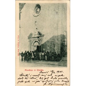 1903 Omis, Almissa; Church of St. Michael. Weiss &amp; Dreykurs (EK)