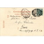 1901 Pola, Pula; Sternwarte-Strasse / street view. Dr. Trenkler &amp; Co. (EM)