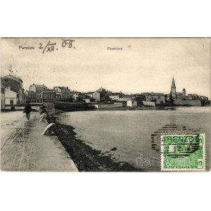 1908 Porec, Parenzo; Peschiera / fishery. F. Greatti (fl)