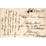 1915 Királyháza, Korolevo, Královo nad Tisou; indóház, vasútállomás, vonat / railway station, train (kis szakadás / small tear)