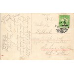 1914 Szabadka, Subotica; Kossuth Lajos tér, Fonciere biztosító, étterem és kávéház, pincér / square, insurance company, restaurant and café, waiter (EK)