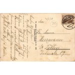 1932 Felsőlászló, Ober-Loisdorf, Oberloisdorf; Volksschule, Bahnhof, Gemeindehaus / Fő utca, népiskola, vasútállomás, községháza. Th. Jahnel kiadása / main street, school, railway station, town hall