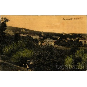 1909 Savanyúkút, Bad Sauerbrunn bei Wiener Neustadt; látkép. Pomper Ferenc kiadása / general view (Rb)