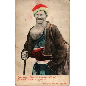 Bosanski seljak sa mirazom / Bosnischer Bauer mit seinem Erbteil / Bosnian folklore (fl)
