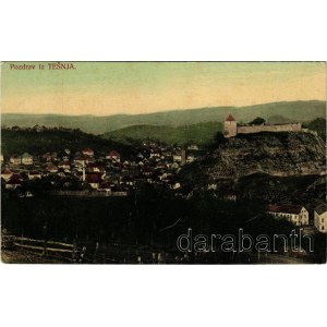 1913 Tesanj, Pozdrav / general view (EK)