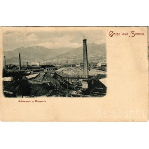 Zenica, Kohlenwerk u. Eisenwerk / coal plant, iron factory (EK)