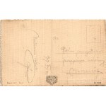 1917 Kraków, Krakau; Poczta i ul. Starowislna / Posthaus und Alte Weichselgasse / street view, post office, trams (fA)