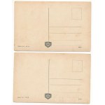 Kraków, Krakau; postcard booklet with 9 cards. Sztuka (damaged)
