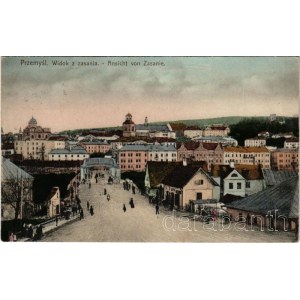 Przemysl, Widok z zasania / Ansicht von Zasanie / general view, bridge (wet corners)