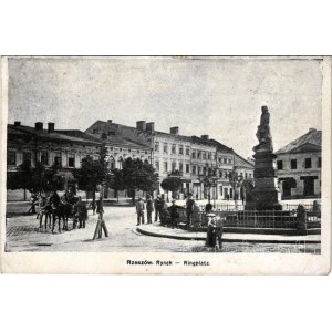 1916 Rzeszów, Rajsze; Rynek / Ringplatz / market square (EM)