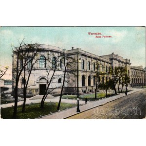 Warszawa, Warschau, Warsaw, Varsó; Bank Panstwa / bank (EK)