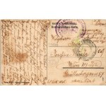 1914 Meljine, Megline; (worn corners)