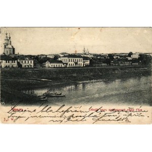 1905 Oryol, Oriol, Orel; general view, riverside (wet corner)