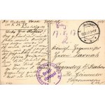 1917 Braila, Calarasi-Strasse / street view, tram, shops + Deutsche Feldpost (EK)