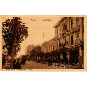 Braila, Hotel Bristol, tram, shops (EK)