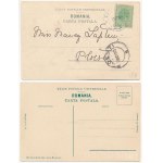 Cernavoda, Cerna Voda, Csernavoda; Podul Regele Carol I / 2 pre-1945 postcard with bridge