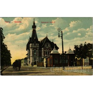 Turnu Severin, Szörényvár; Bulevardul Carol I. / street view (EB)