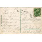 1915 Brezice, Rann; street view, publisher's shop (Ivan Vidmar) (EB)