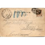 1899 Celje, Cilli; Cesarja Jozefa trg, Narodni dom / square, National House (EK)