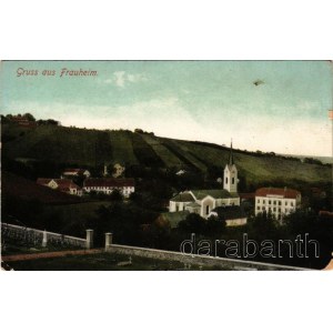 1913 Fram, Frauheim; general view with church, cemetery. Verlag Konrad Zamola (fa)
